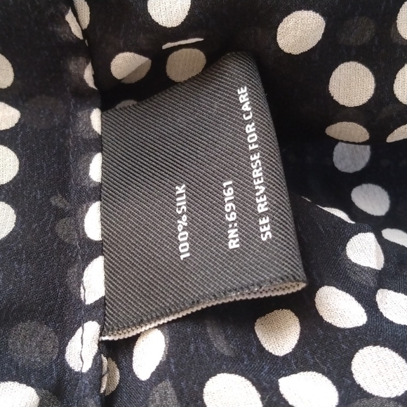 Carlisle Silk Semi-Sheer Blouse - Picture 9 of 10